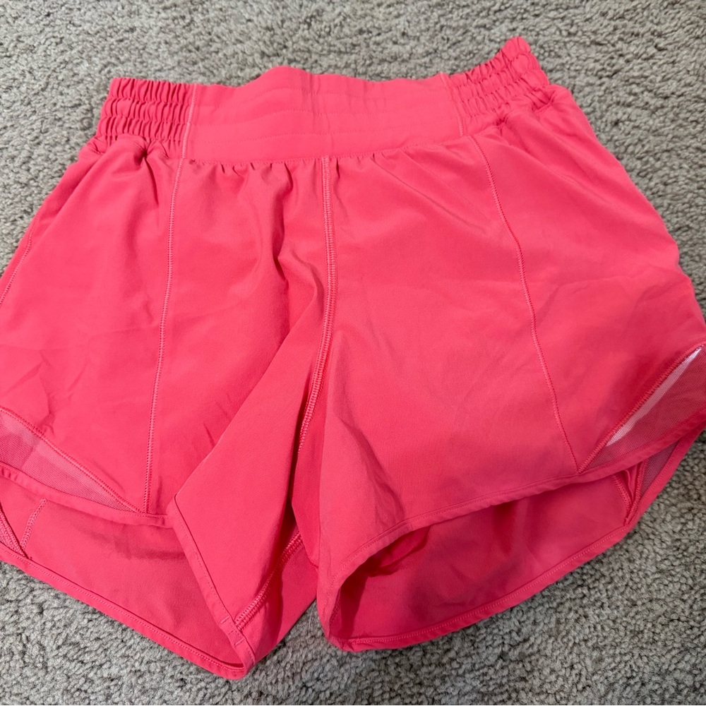 Lululemon Athletica Bright Pink Athletic Shorts